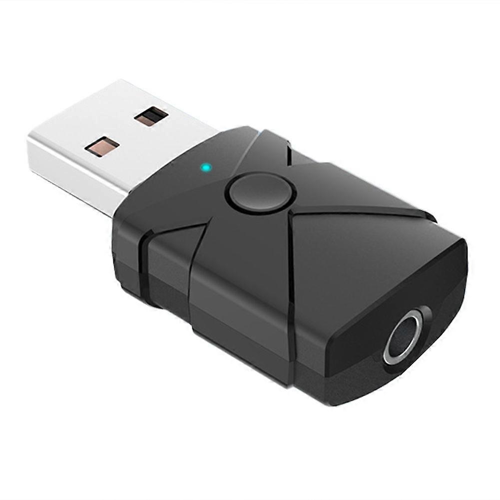 Bluetooth 5.2 Audio Adapter Receiver Transmitter Sound Card 3.5mm Aux