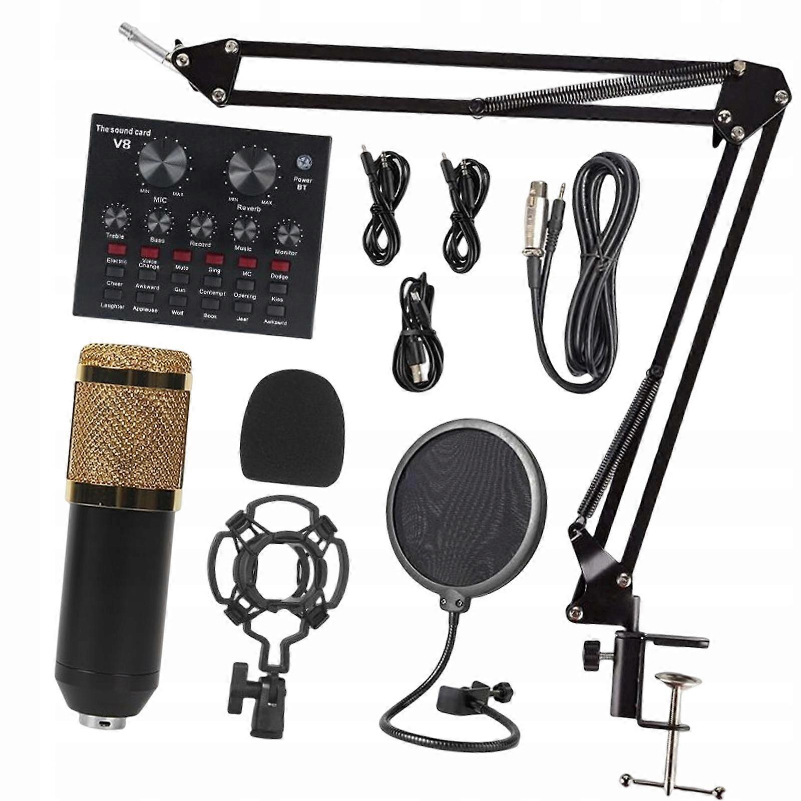 Professional V8 Sound Card Special Effects Recording B