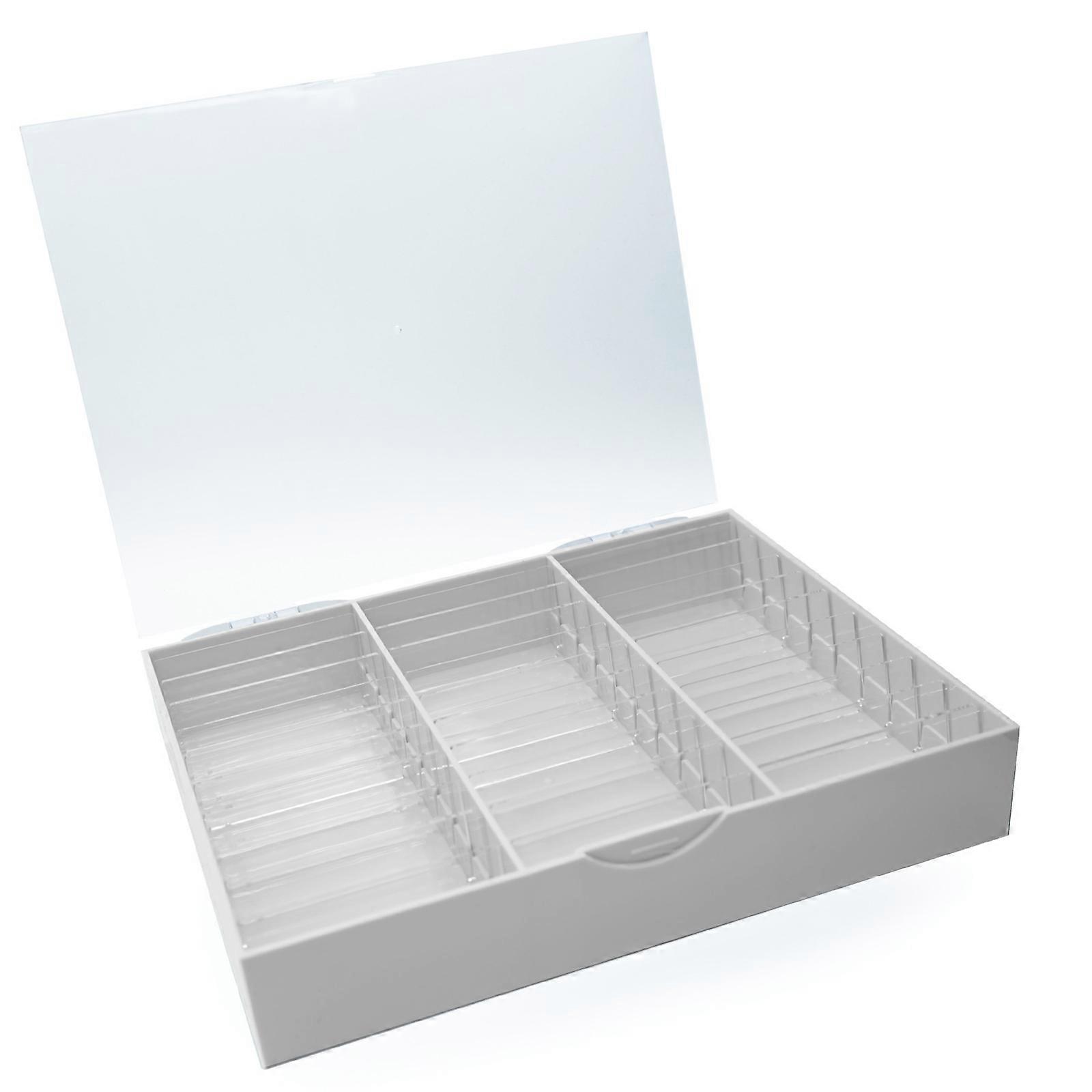 False Nails Presentation Box Preserve See through Suitable for Different Sizes Convenient for Enthusiasts and Studios White