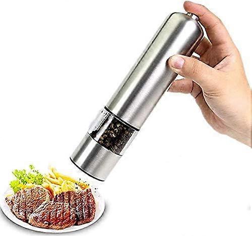 Electric Grinder, Stainless Steel, Ceramic Core, Adjustable Coarseness