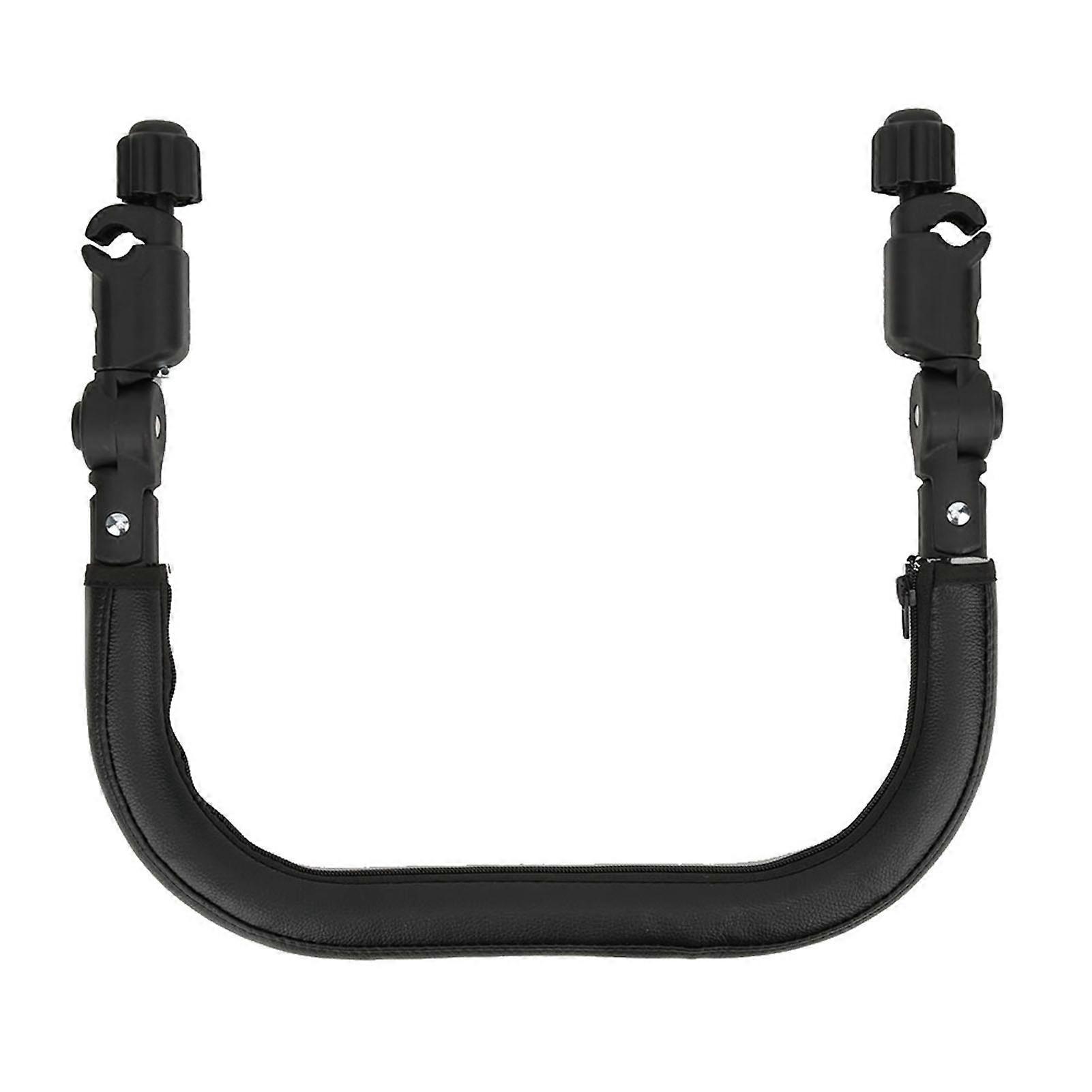 Baby Stroller Belly Bar PU Leather Infant Stroller Handle Toddler Stroller ArmrestUniversal PU Leather Bar