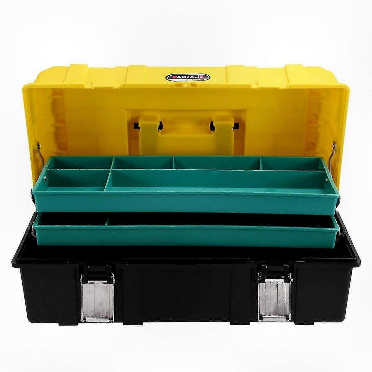 Portable Multi-Size Tool Organizer Box for Home and Hardware Storage