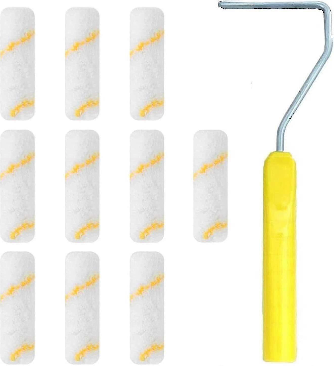 Mini Paint Rollers,10 Pcs Paint Roller Kit,professional Paint Roller,brush Paint Roller,for Office