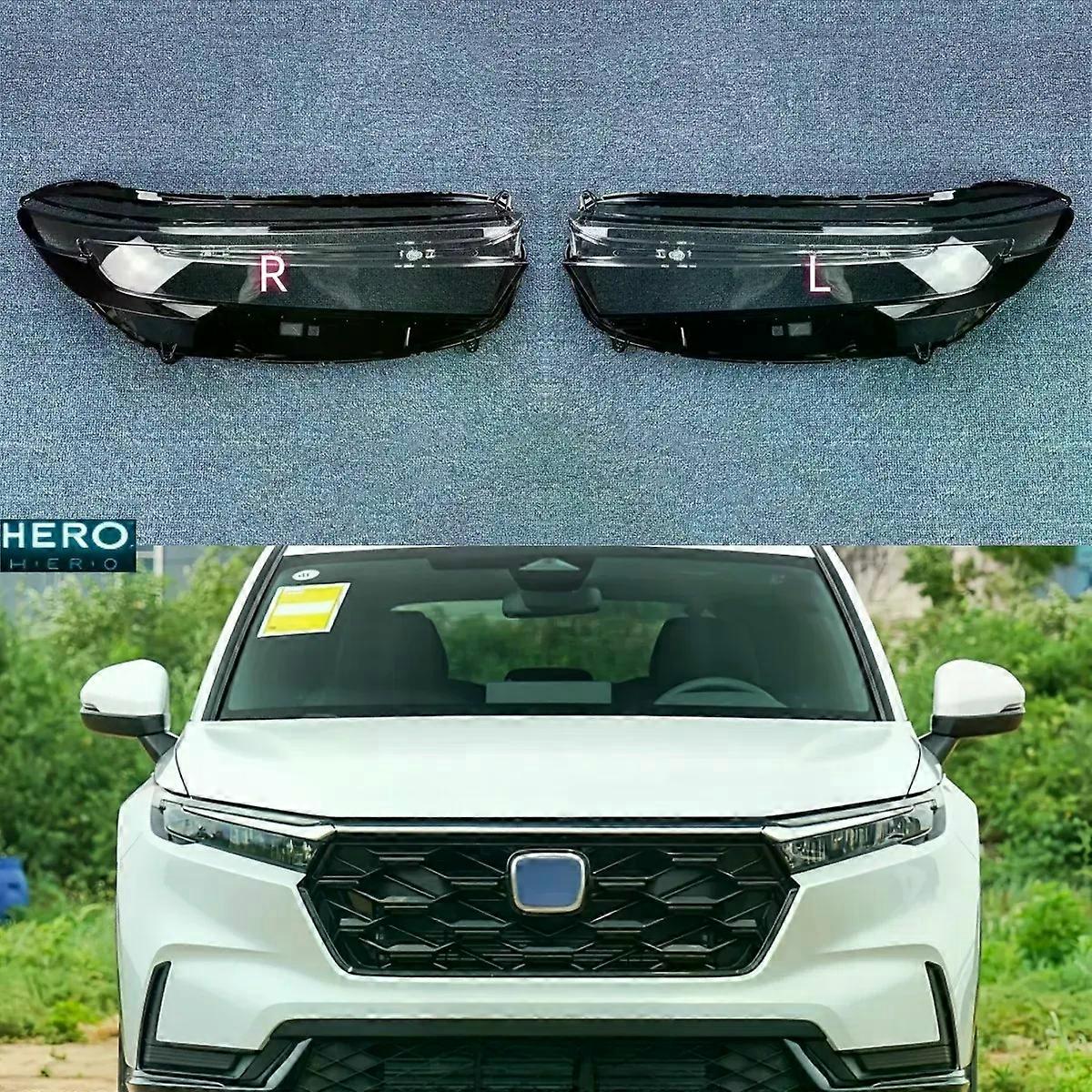 High qualityFor Honda CRV CR-V 2023 Headlight Cover Transparent Lamp Shade Headlamp Shell Lampshade Plexiglass Replace Original Lens