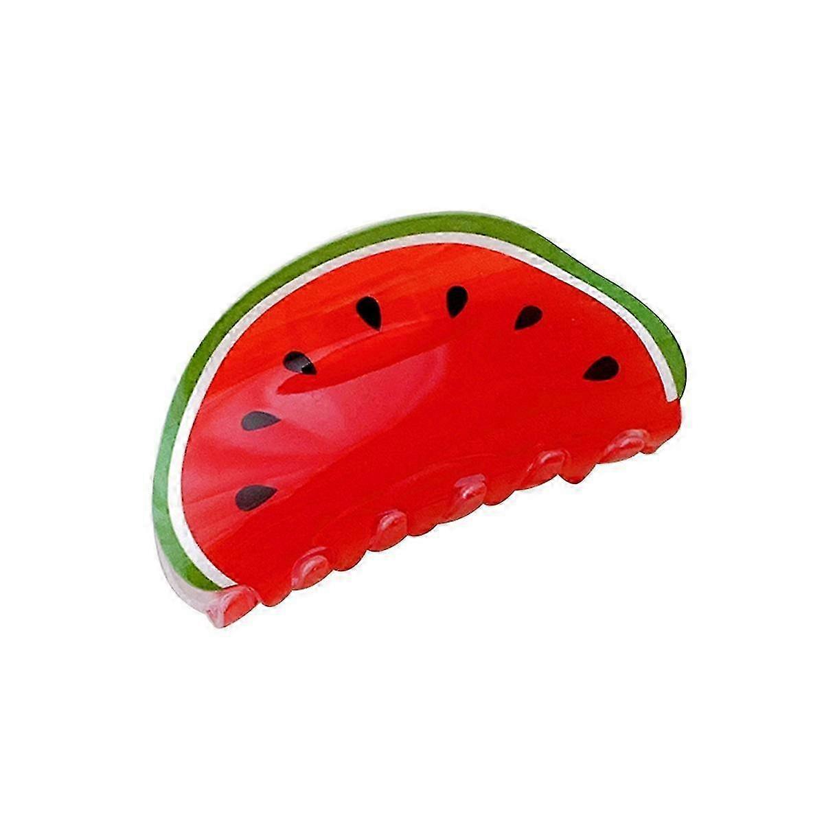 JiaWei pastèque fruit en forme de pince à cheveux cheveux mâchoire Barrettes épingles à cheveux Queue de cheval Holder Decor Accessorie XCr