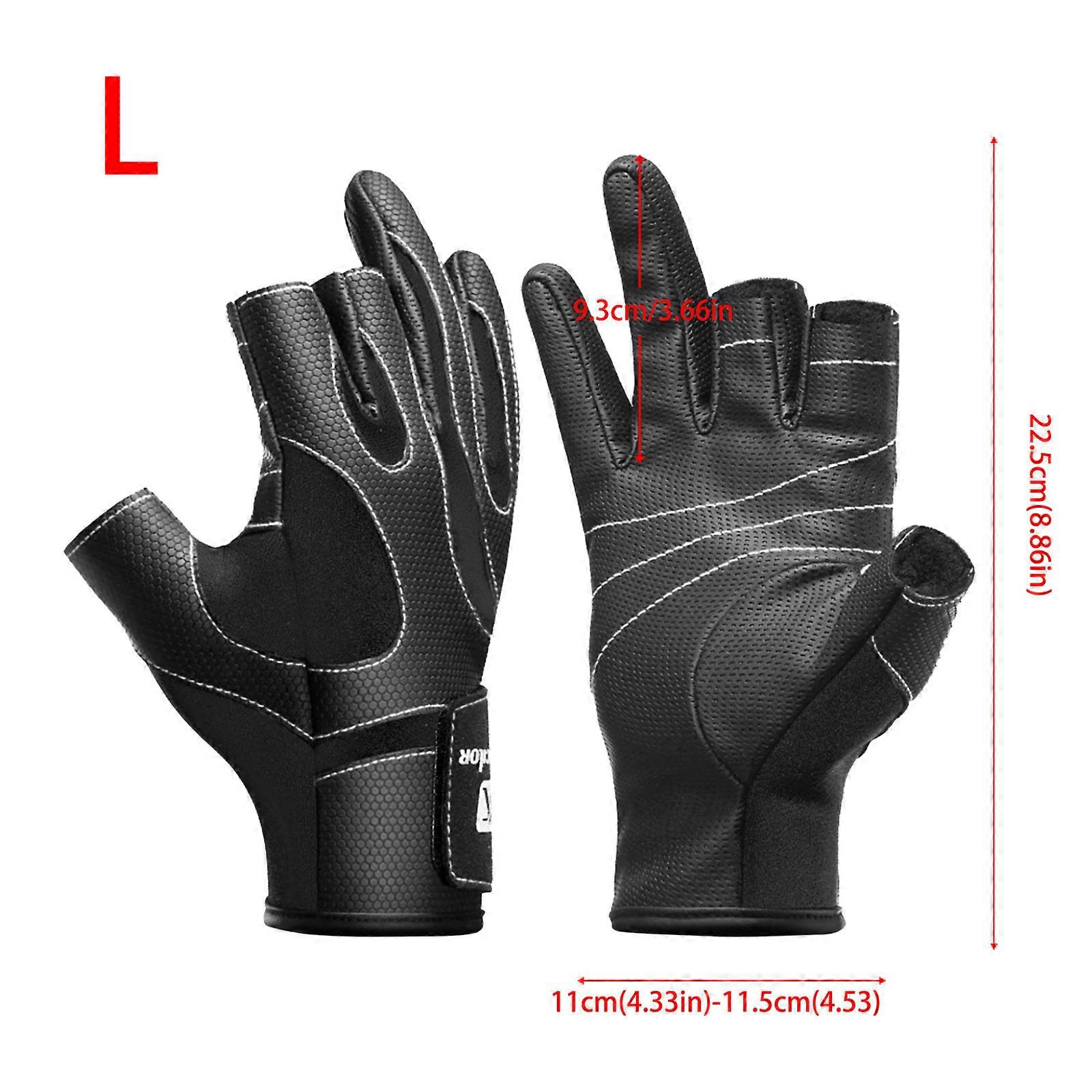 Mens Pro Climate Fishing Gants en néoprène & Poignées en caoutchouc repliables doigt/pouce pliables