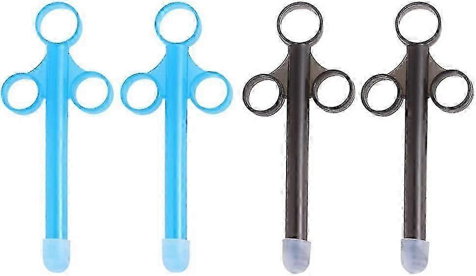 4pcs Lube Applicator Launcher With Smooth Rounded Tip Personal Lubricant Applicator Injector Reusable Lubricant Tube Shooter