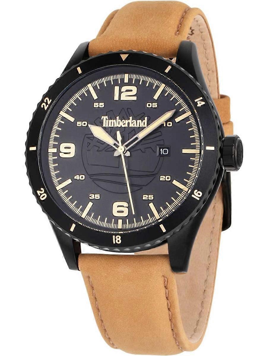 Timberland Brun Äkta Läder TDWGB0010502 Herrklocka