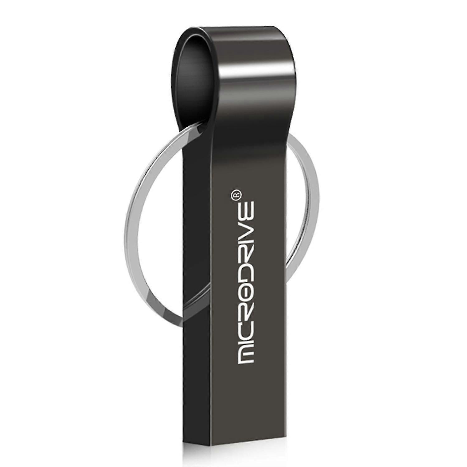 Microdrive 64gb Data Storage Usb 2.0 Flash Drive Metal Thumb Drive With Key Ring