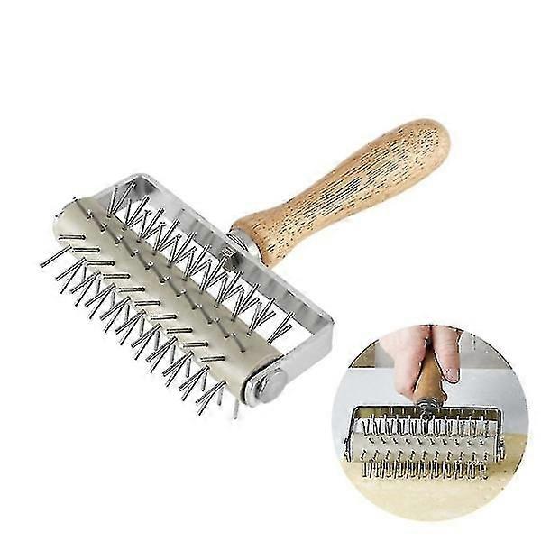 Kitchen Stainless Steel Pizza Pie Pastry Dough Hole Punch Roller Docker Pitter Baking Diy Toolsrecommended Products