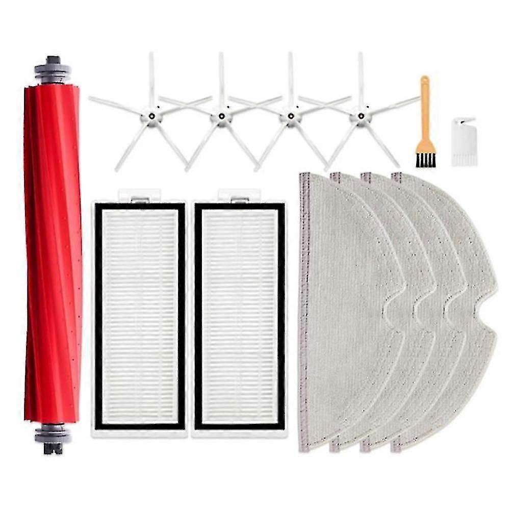 Main Side Brush Hepa Filter Mop Cloth For Q7 Q7+ Q7 Max+ S7 T8 Robot Vacuum Replacement Spare Part White