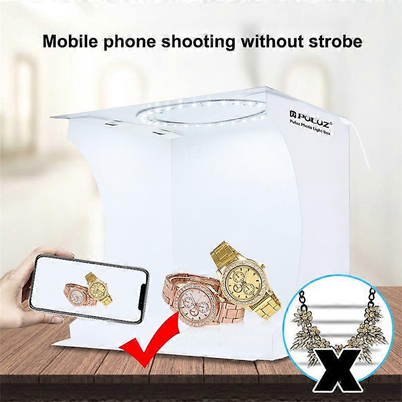  23X23X24cm Simple Folding Studio 1 Ring 72LEDs Lamp