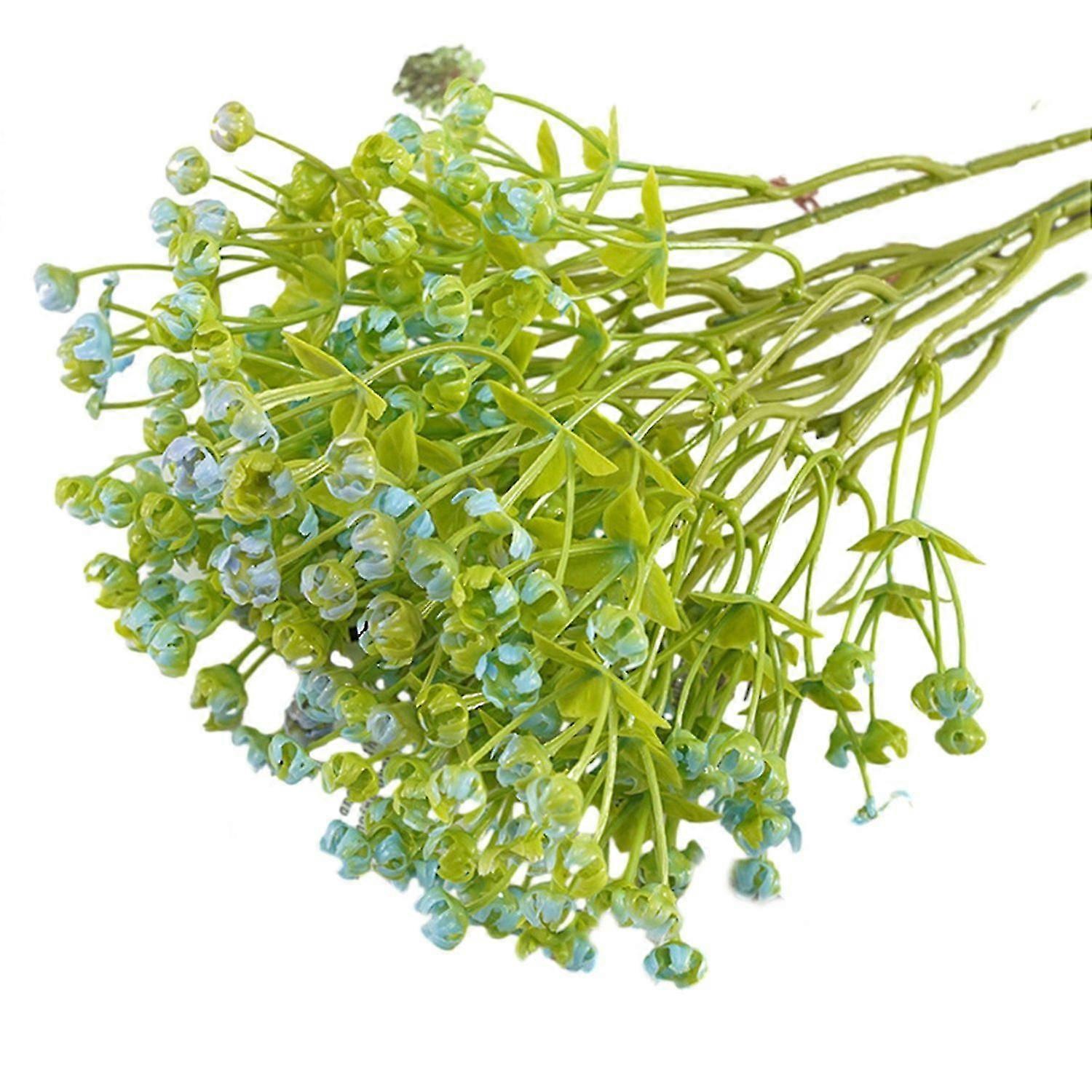 6Pcs Artificial Flower Realistic Non-fading No Watering Not Wither Simulation Gypsophila Wedding Dec