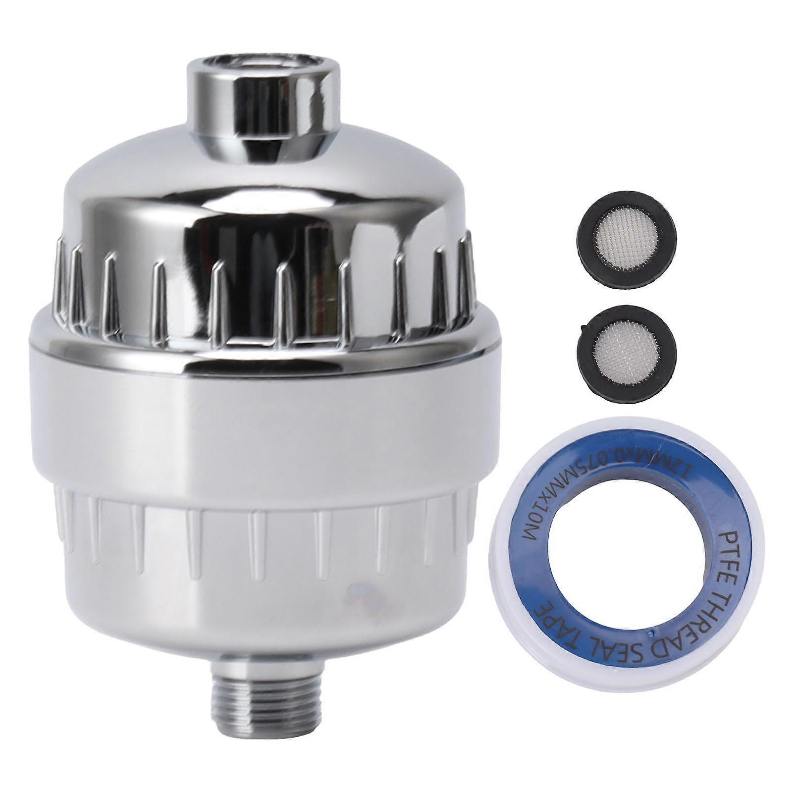 Shower Rust Proof Consistent Water Flow Moisturizing Universal Showerhead Filter for Home Bathroom