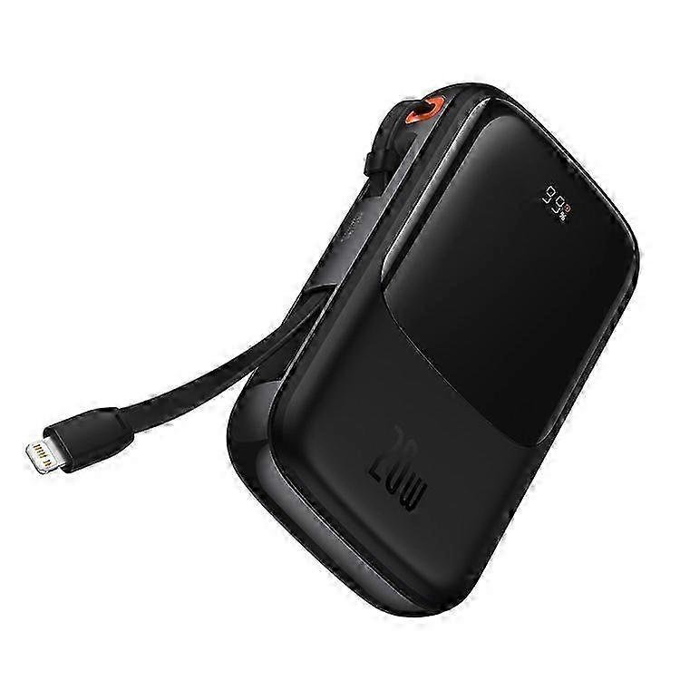 Batteria esterna compatibile BASEUS Qpow Pro Display digitale Power Bank a ricarica rapida 10000mAh 20W per iPhone Edition (con 0,5 M