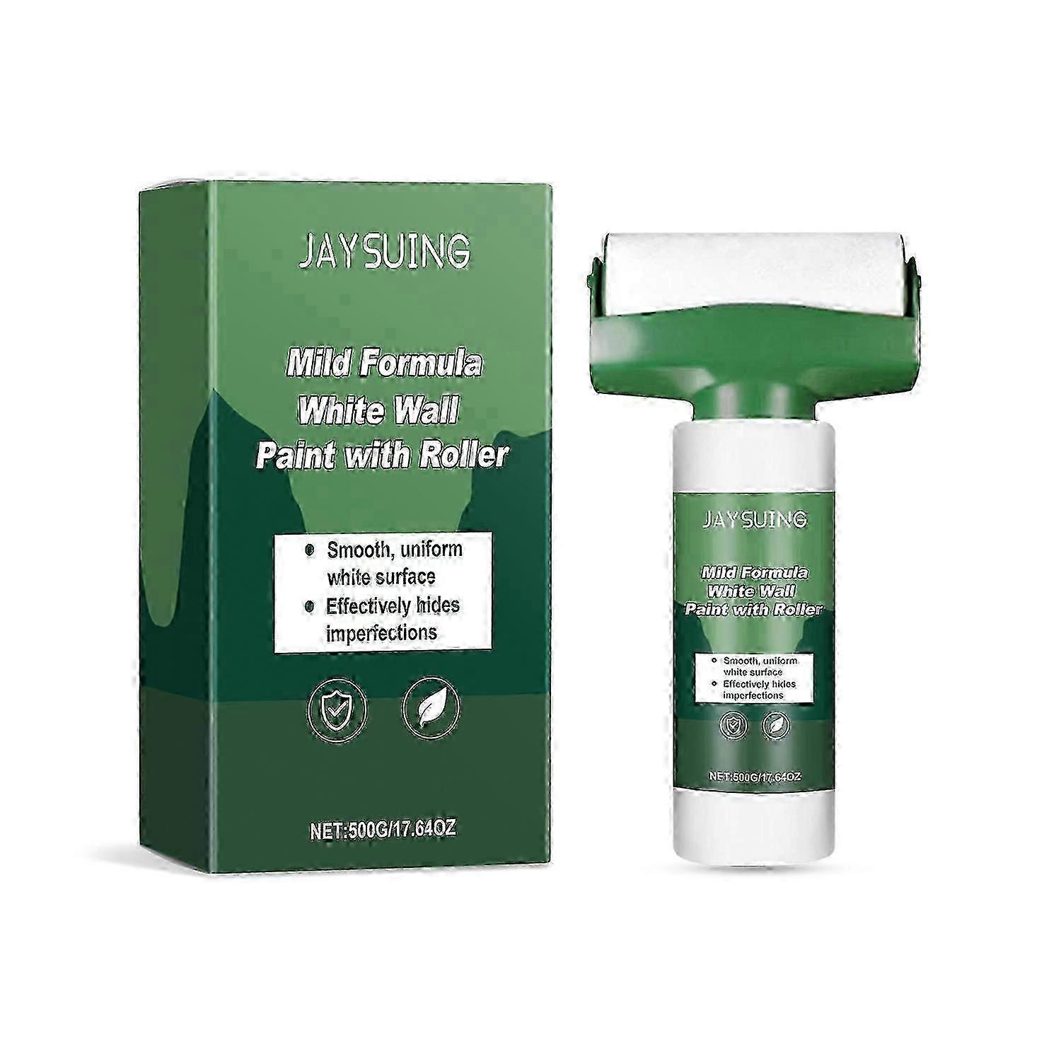 طلاء اللاتكس الأسطوانة Jaysuing لتغطية بقع الجدار الطلاء سريع الجفاف تجديد مريحة الأسطوانة