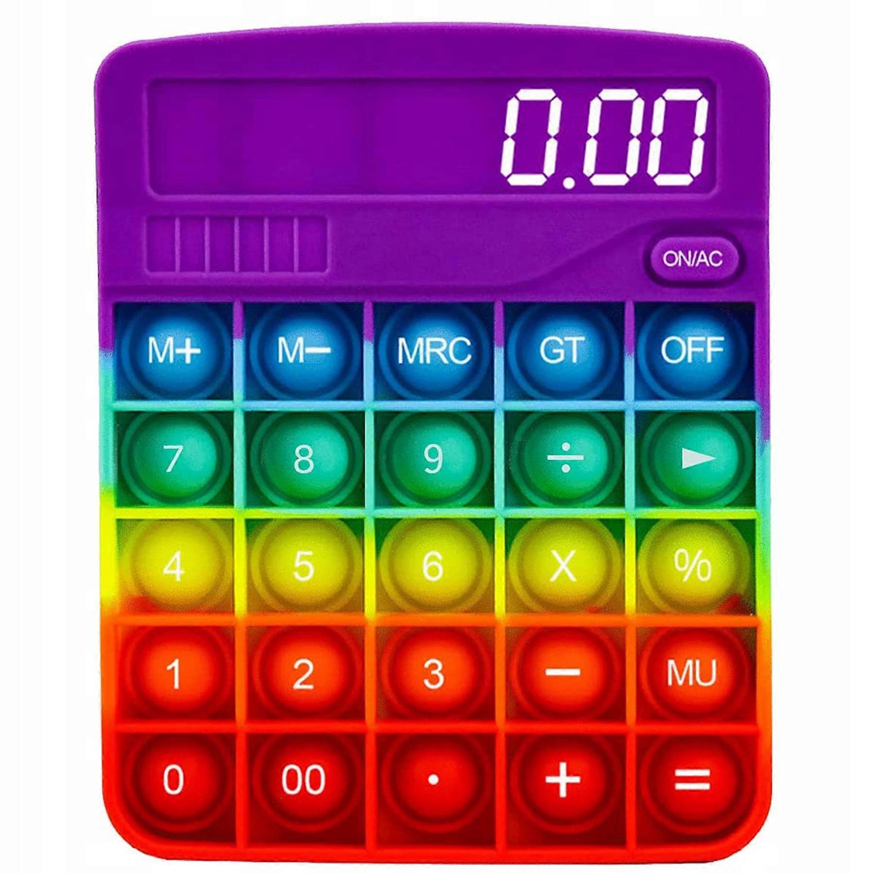 Push Bubble Pop It Sensory Toy Calculator