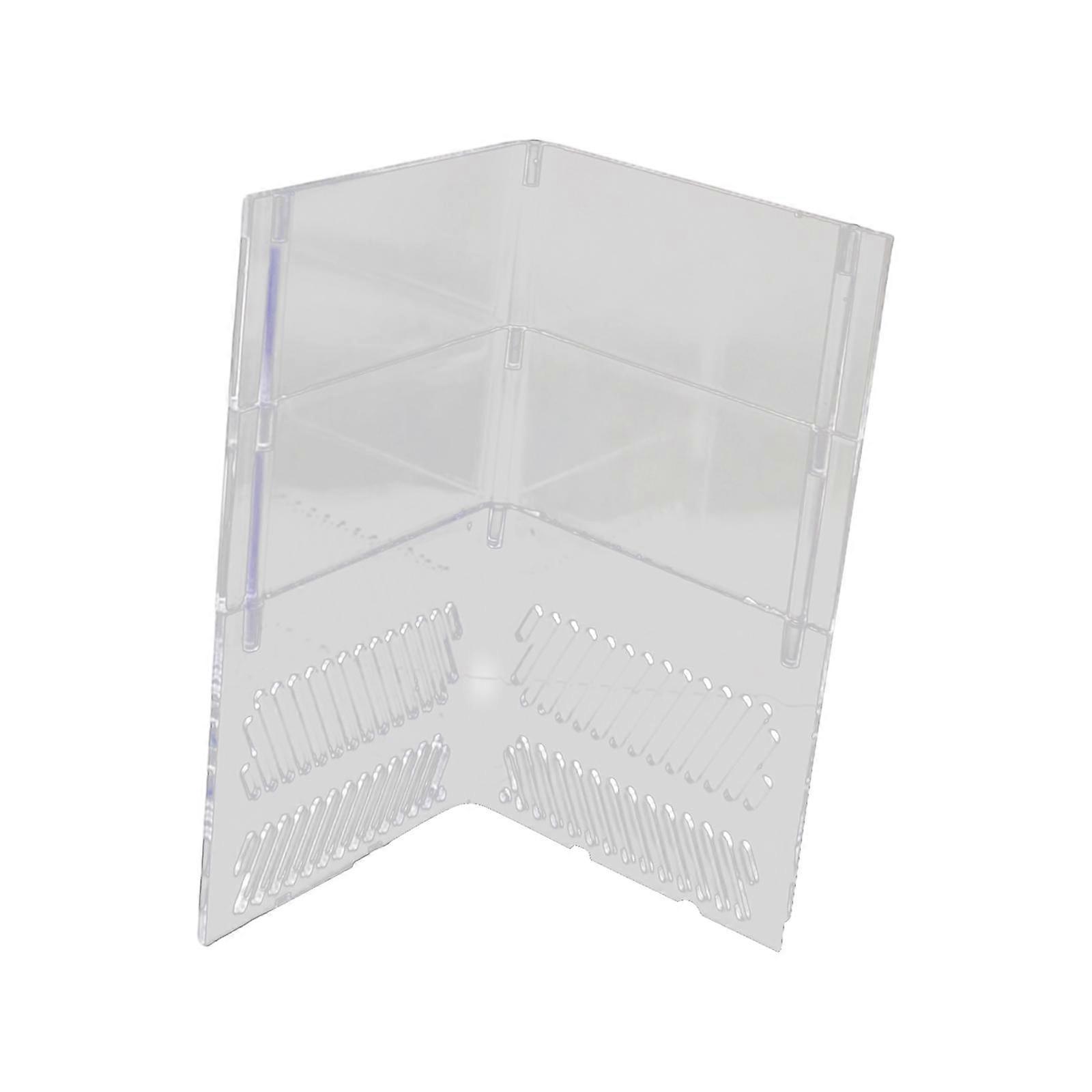 Aquarium Fish Comb Filter Divider Overflow Filter Detachable Partition Board for