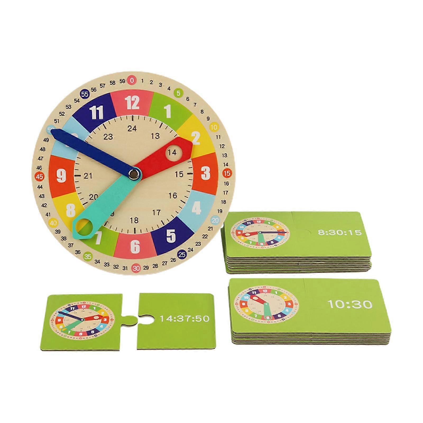 learning clocks Teaching Aids Watching Model for Playroom Activity Teaching