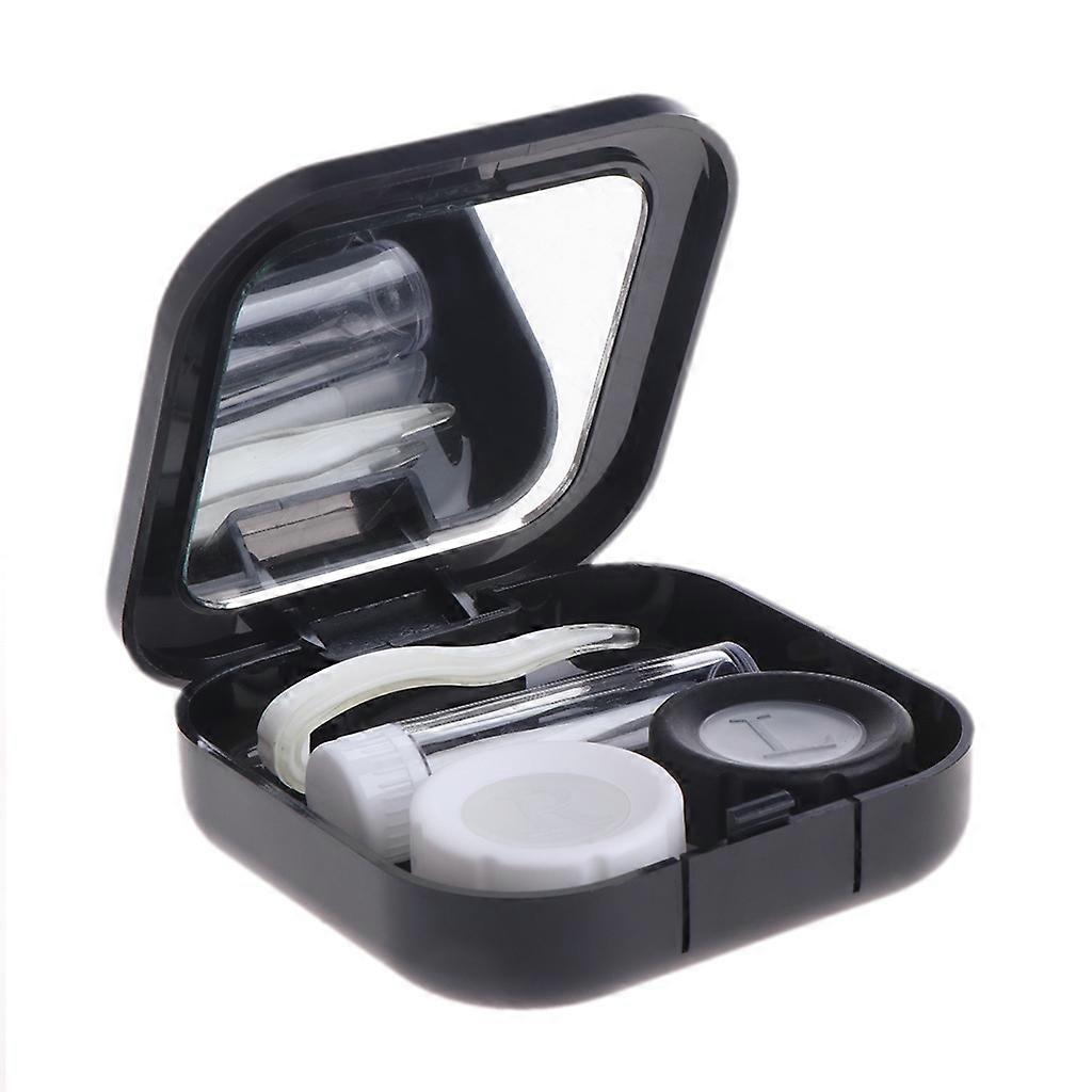 Double Sides Contact Lenes Case Secure Contact Lenes Divider with Storage Box for Left And Right Lens
