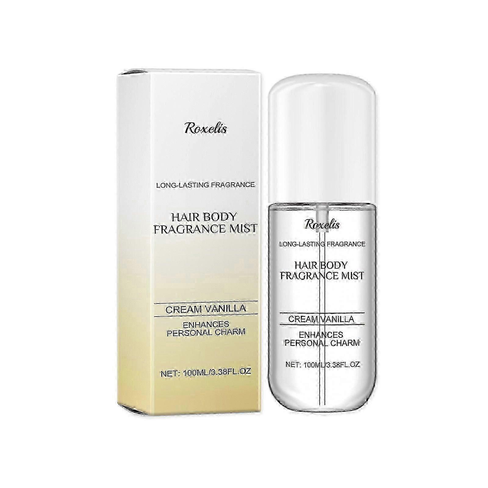 Cream Vanilla Fragrance Spray Natural Fresh Charm Fragrance Daily Body Behind Ear Vanilla Tone Elegant