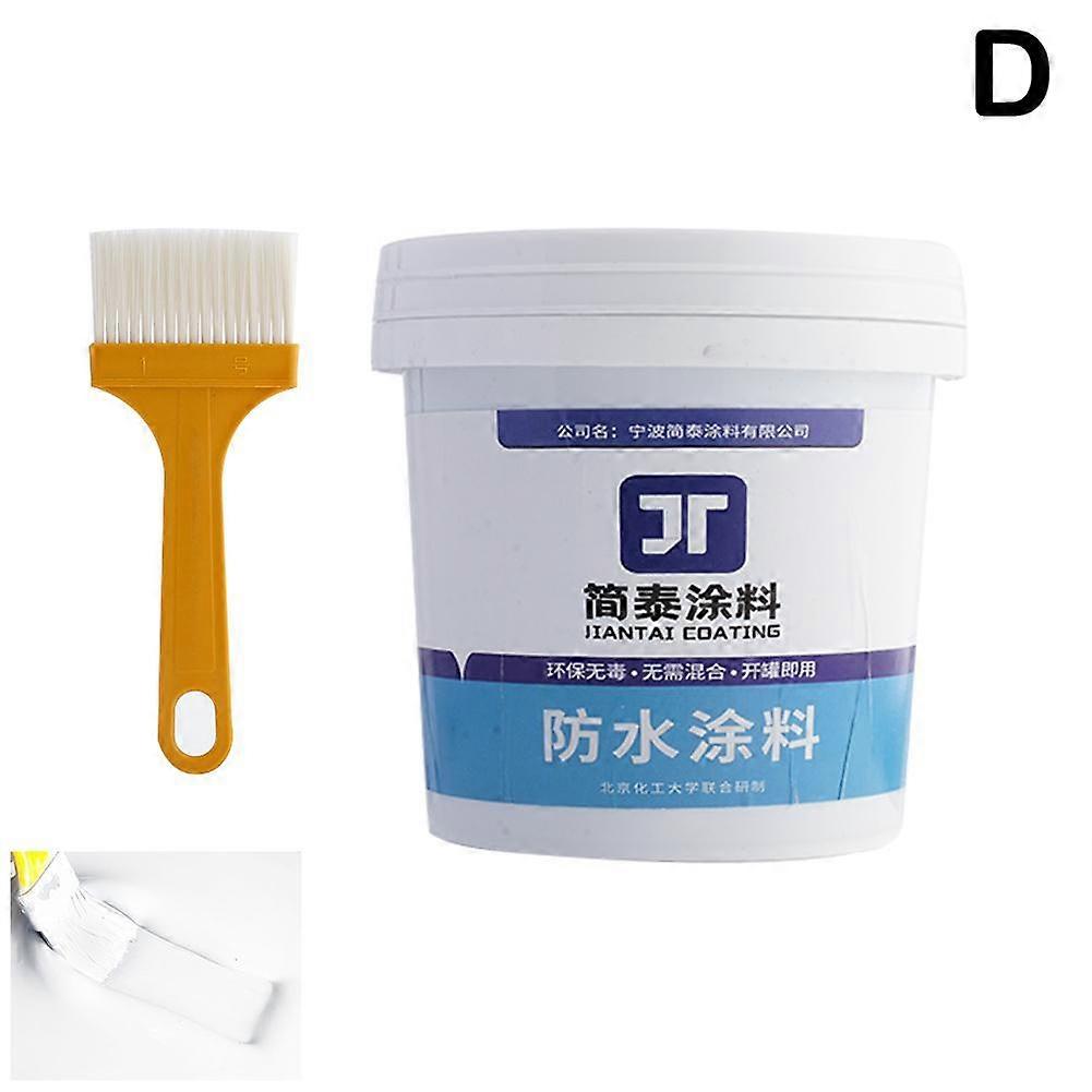 White (D) $Roof waterproof coating liquid coil roof window sill plugging king bungalow crack leaking polyurethane material