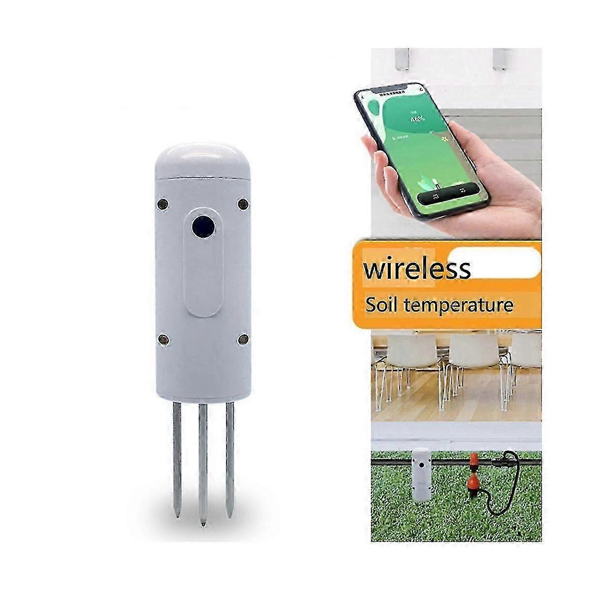 2pcs Tuya Zigbee Plant Monitor Soil Temperature Meter Moisture Humidity Sensor Garden Automation Ir