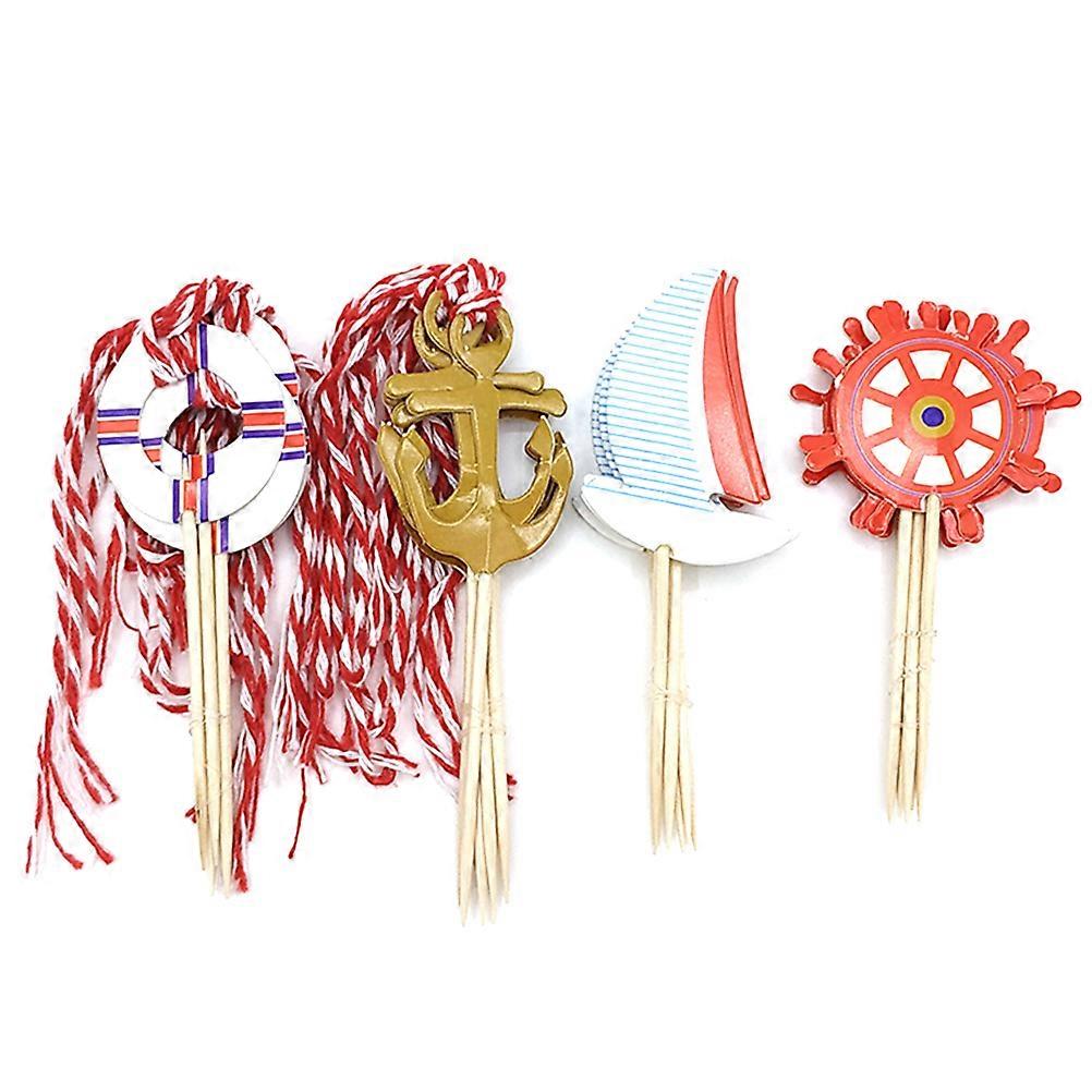 Celebration Essentials Sailboat Cake Flags for Unique Dessert Touch