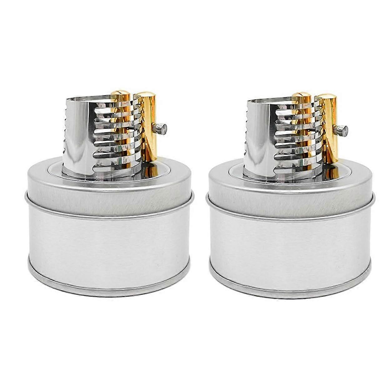 Tenor Saxophone Metal Ligature 2Pack – Ανοξείδωτος Σφιγκτήρας Καλαμιού για Ελαστικά Επιστόμια, Ισχυρή και Τενόρο Σαξόφωνο Απολίνωση για Ομαλή Απόκριση