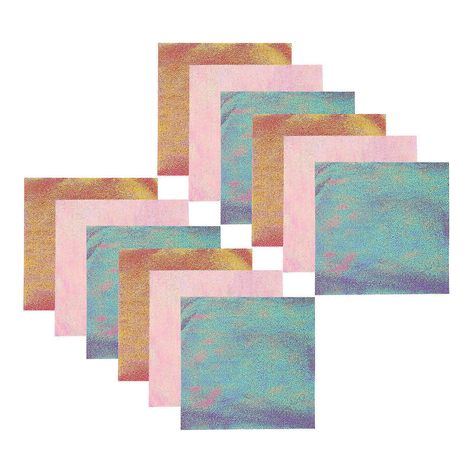 12 Sheets Vivid Glitter Origami Paper Square for Arts and Crafts Projects