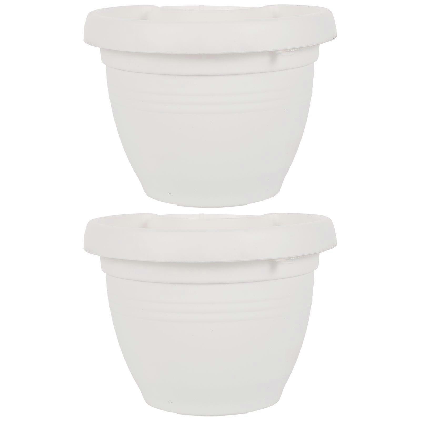 2pcs Adjustable Flower Pot Pipe-type Hanging Storage Basket Hanging Basket