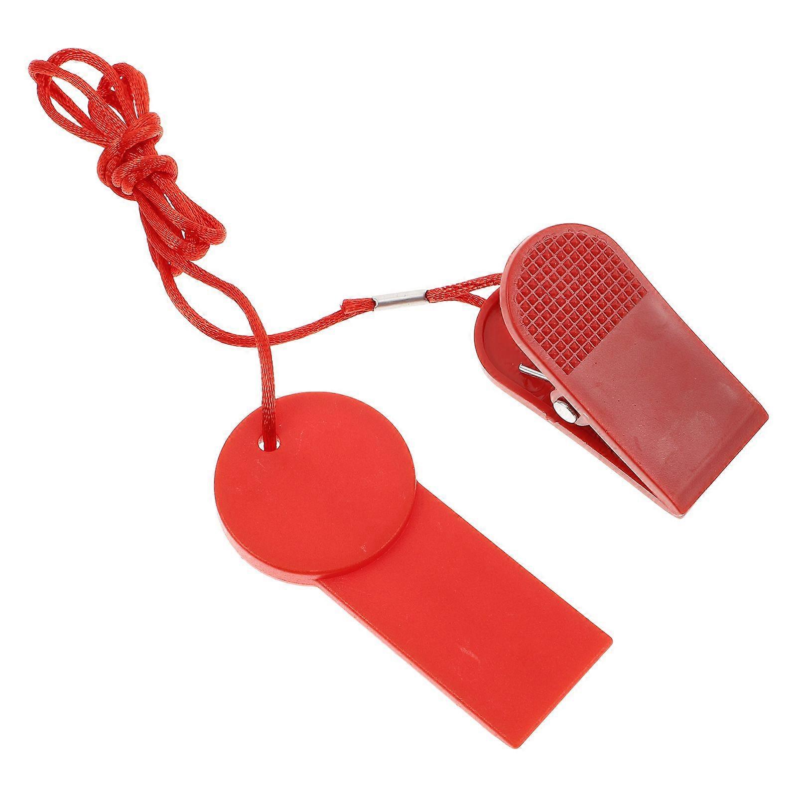 Treadmill Safety Key Treadmill Lock Running Machine Key Magnet Treadmill Key Treadmill Security Key Replacement For Most Treadmills Supplies Red