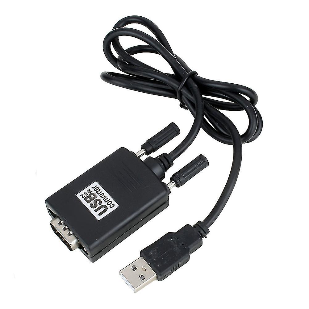 Usb till Rs232 Seriell 9-stifts com-port Db9-omvandlarkabeladapter för pc-dator