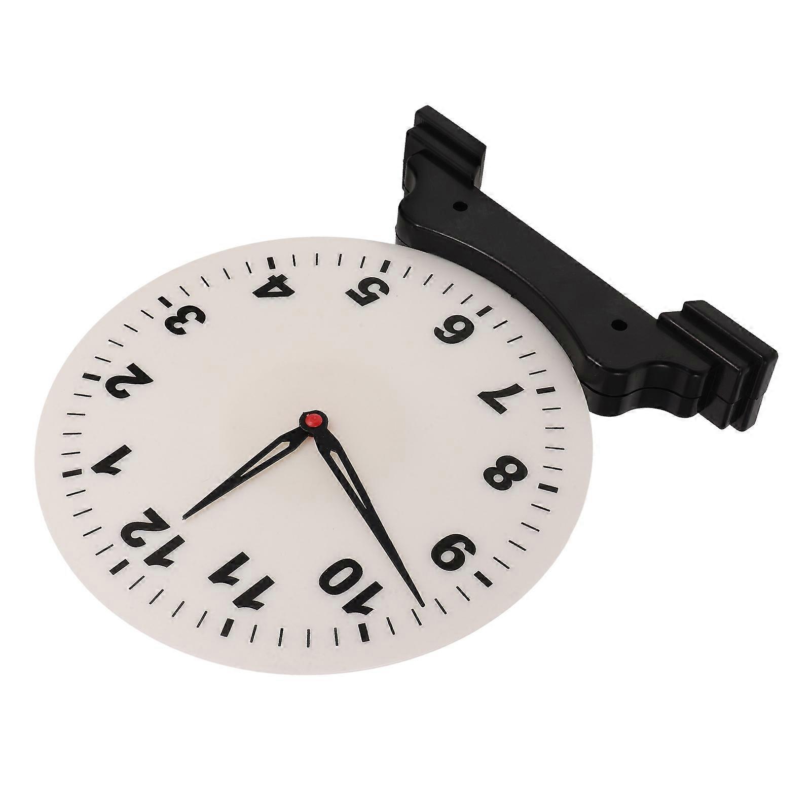 Teaching Clock for Kids Multi Plastic Manual Adjustment Hands Kids Clock Learning Toy