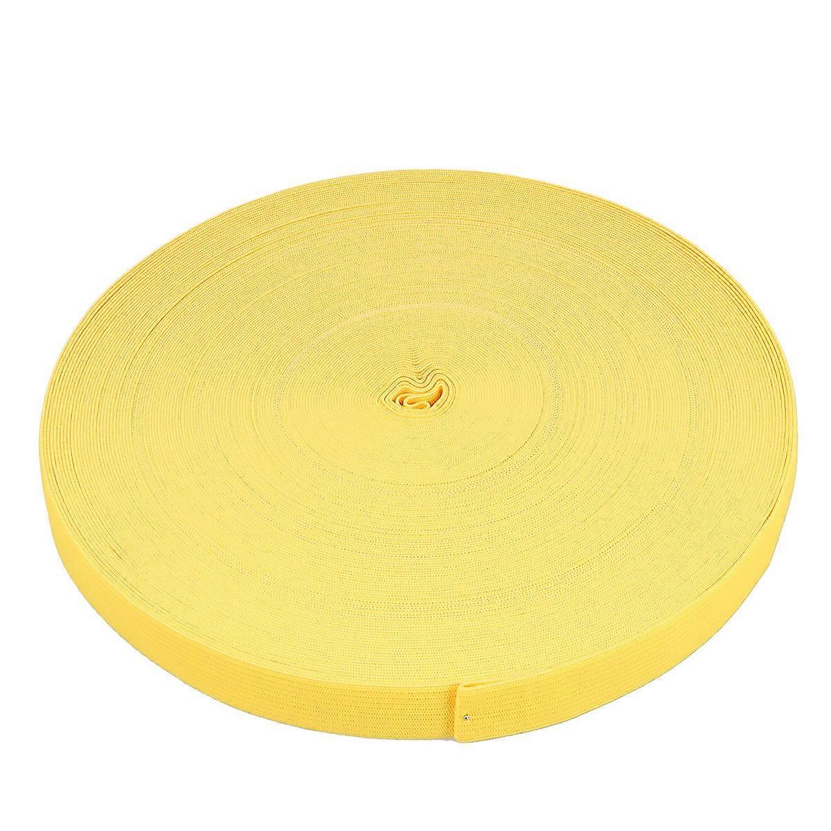 Sewing Elastic Roll Yellow 40M Length Durable For Apparel And Costume Making 1 Roll