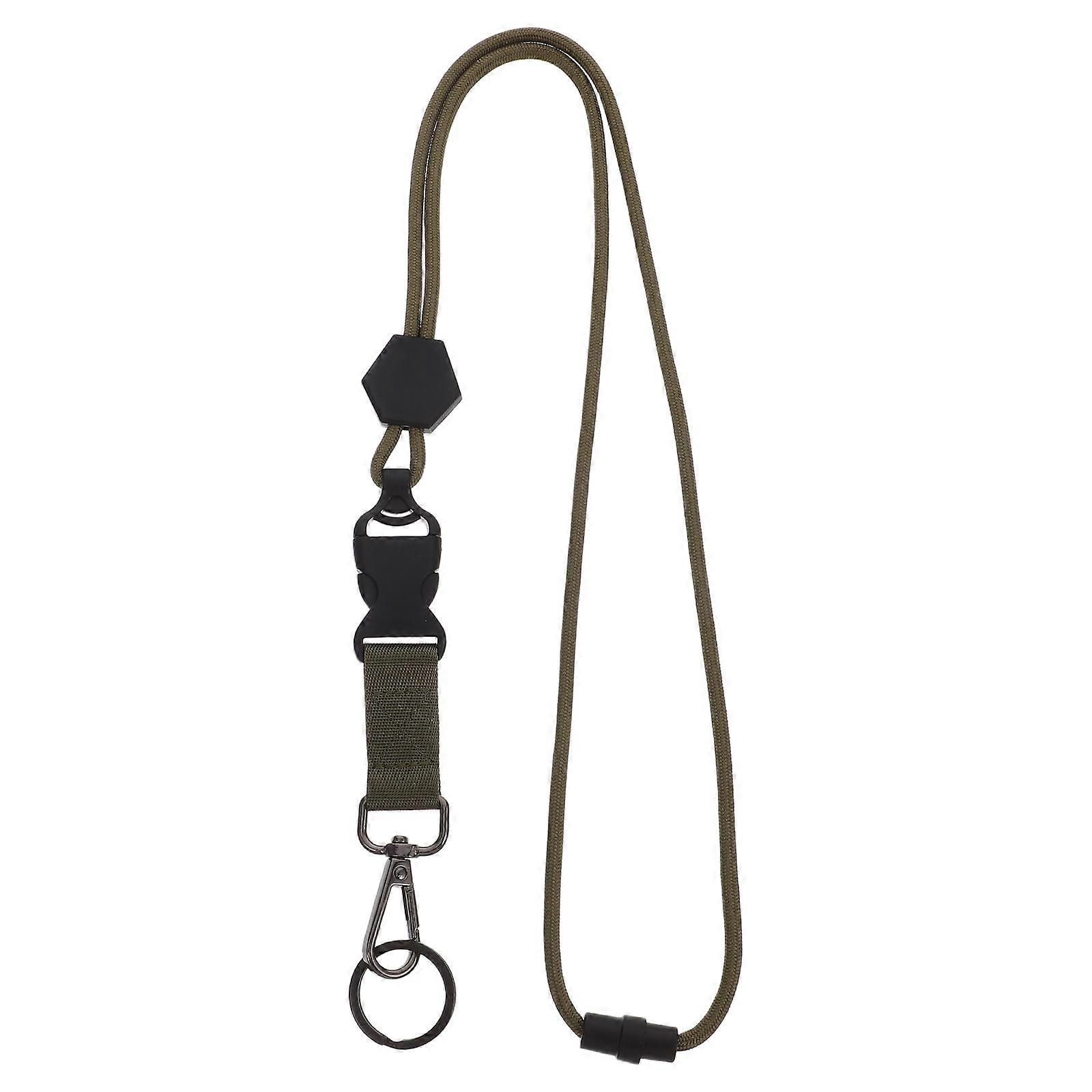 Breakaway Lanyard for ID Badges, Adjustable Quick Release Neck Strap with Metal Key Ring for Phones, Wallets – Ideal for Active Use