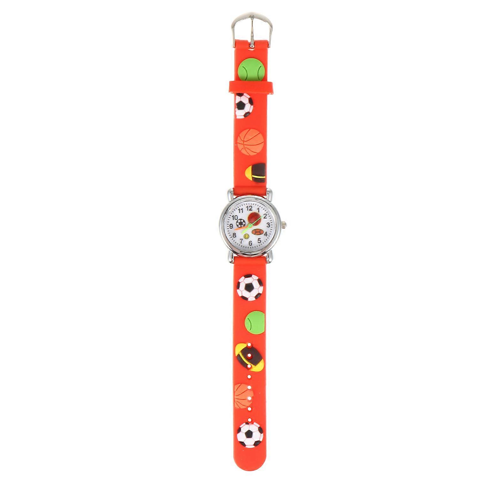 It looks like you're describing a product—possibly a cartoon themed watch for boys with a soft and durable wrist strap, suitable as a gift for