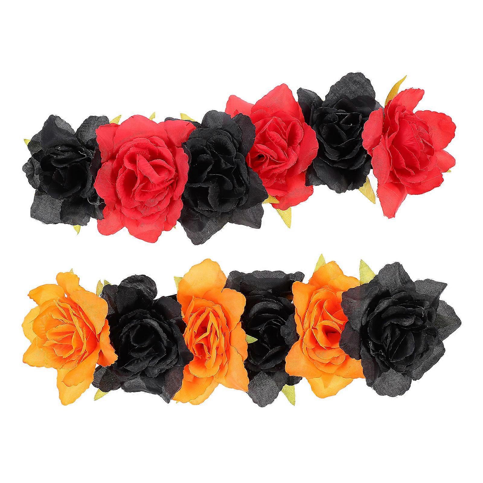 a refined and engaging product description for your **2pcs Floral Headbands**:
🌸 **2pcs Floral Headbands for Halloween Decorations** 🌸
Add a