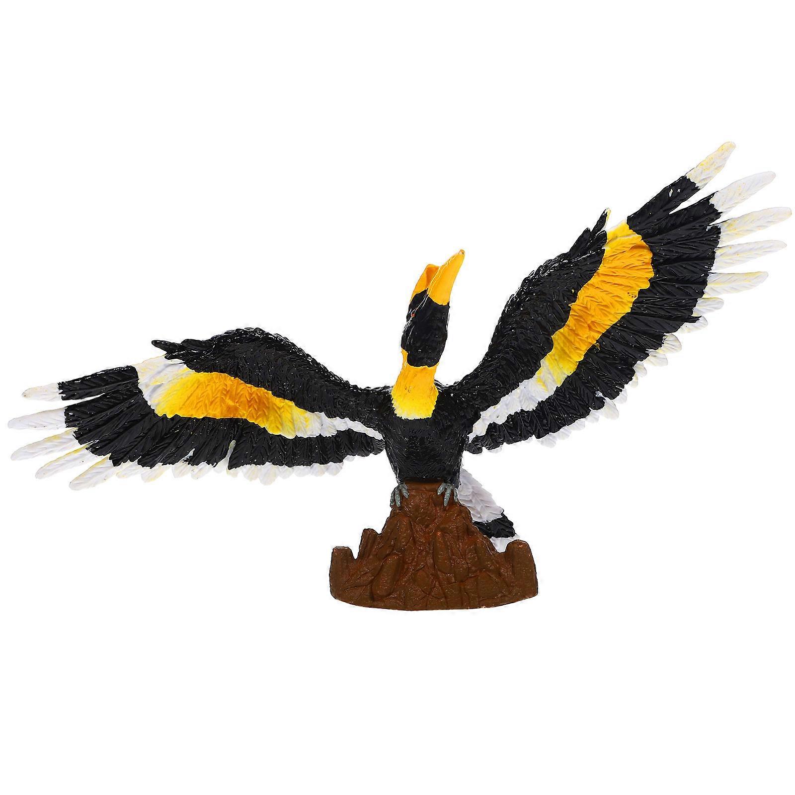 Decorative Birds Lifelike Bird Simulation Hornbill Garden Decorative Artificial Hornbill Models Realistic Design 1900X1100X940Cm Display Model 1Pack