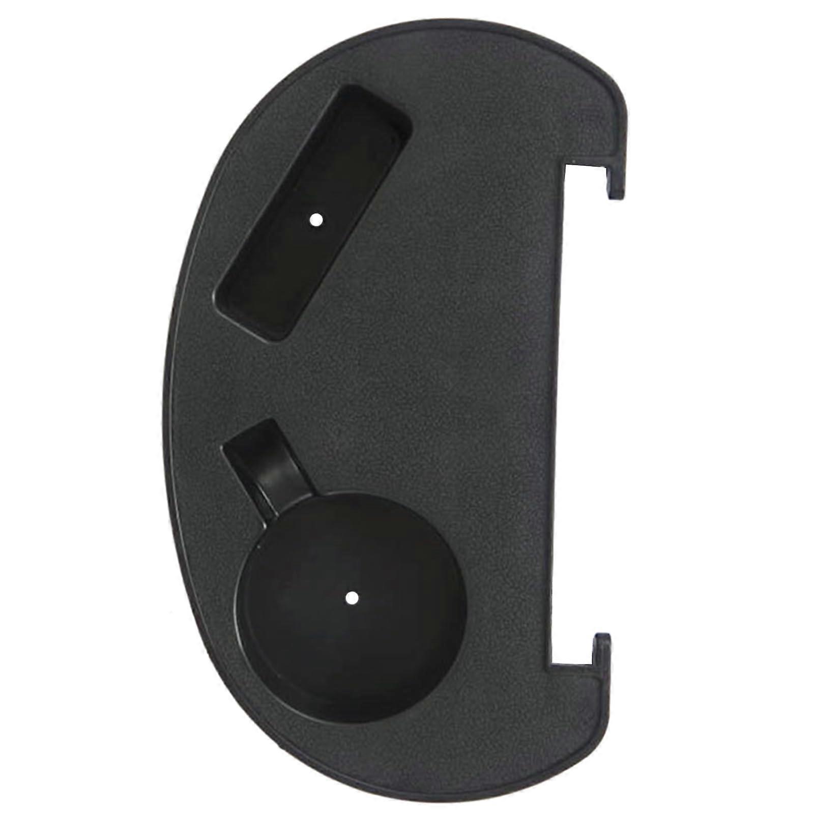 Zeroes Version Getränkehalter Clip On Stuhl Tisch mit Telefonschlitz Snack Tablett Schwarz