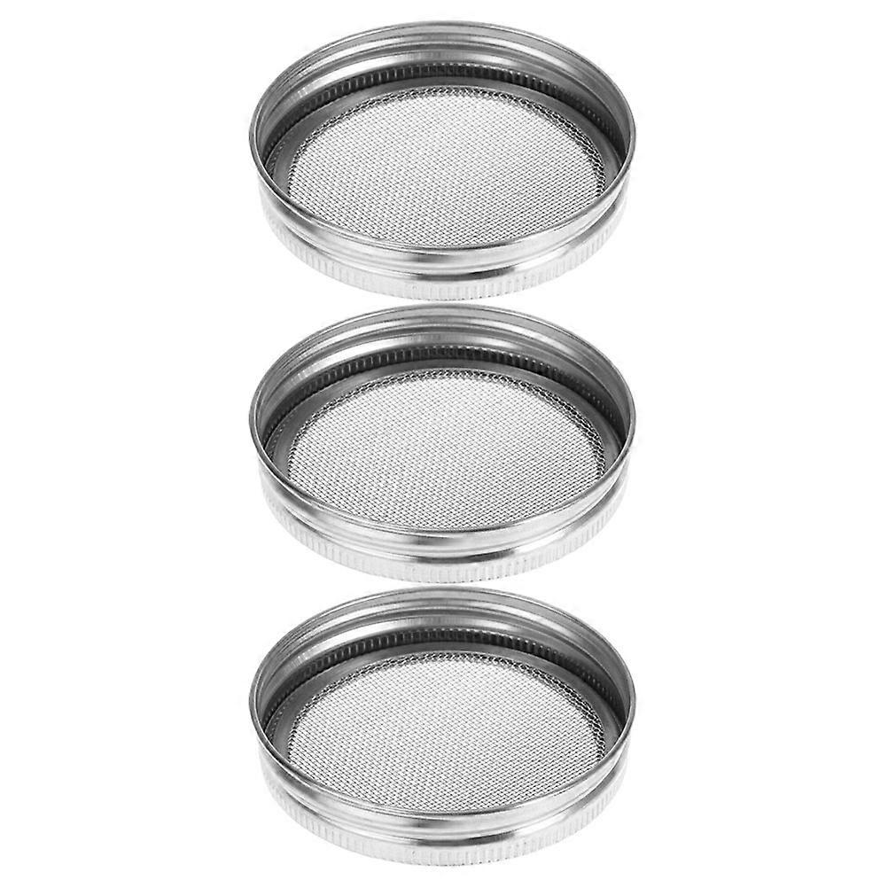 Here's a refined and professional product description for your **3pcs Stainless Steel Mesh Sprouting Lids for Wide Mouth Jars**:

 

### 3 Pack