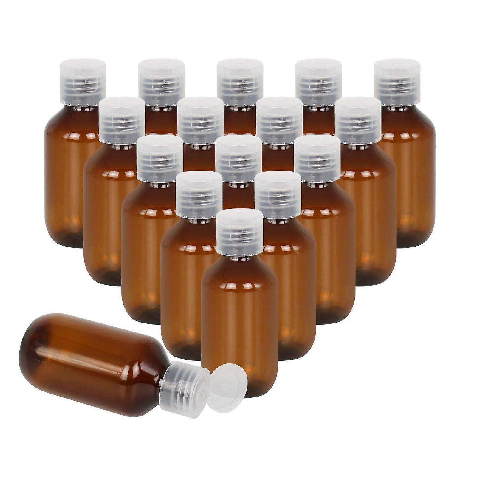 Plastic Empty Squeeze Bottles Travel Bottles Refillable Bottle For Shampoo Users Portable Storage 60ML 16Pack