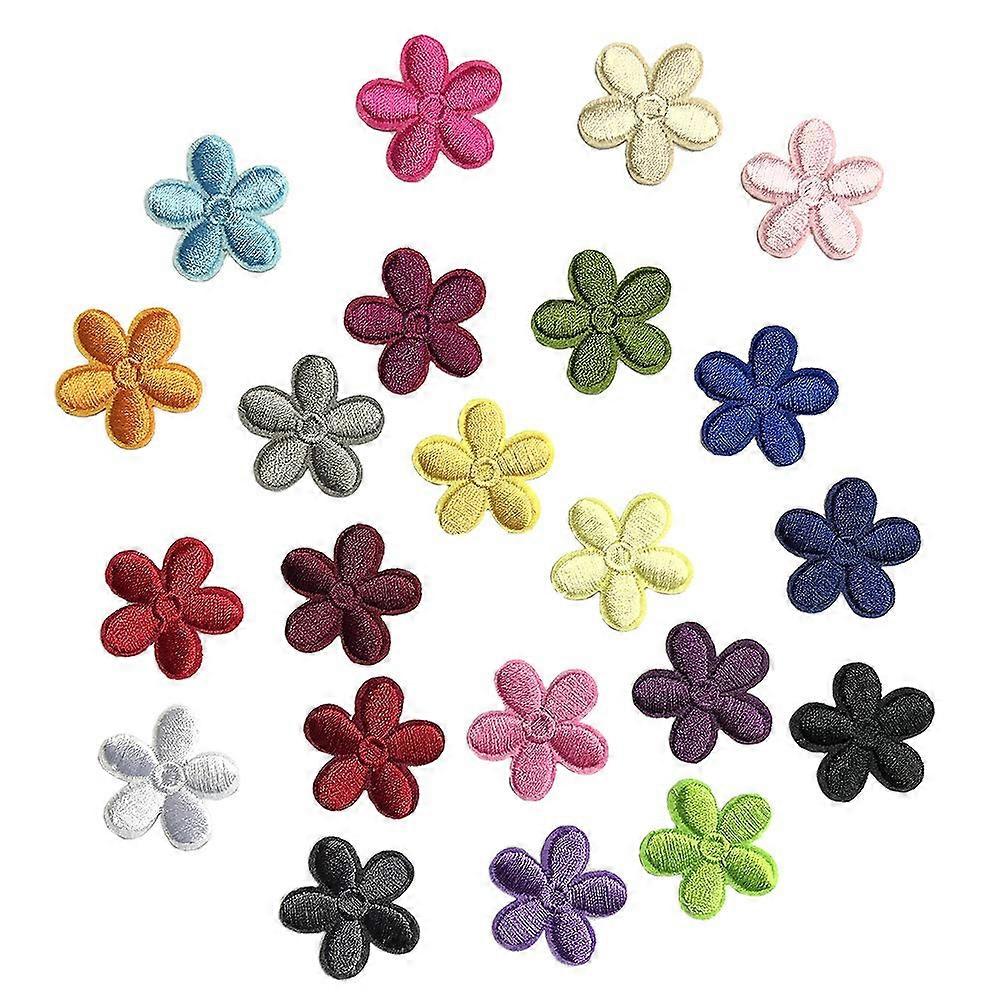 Mini Sun Flower Embroidered Patches for IronOn or Sew On Backpack
