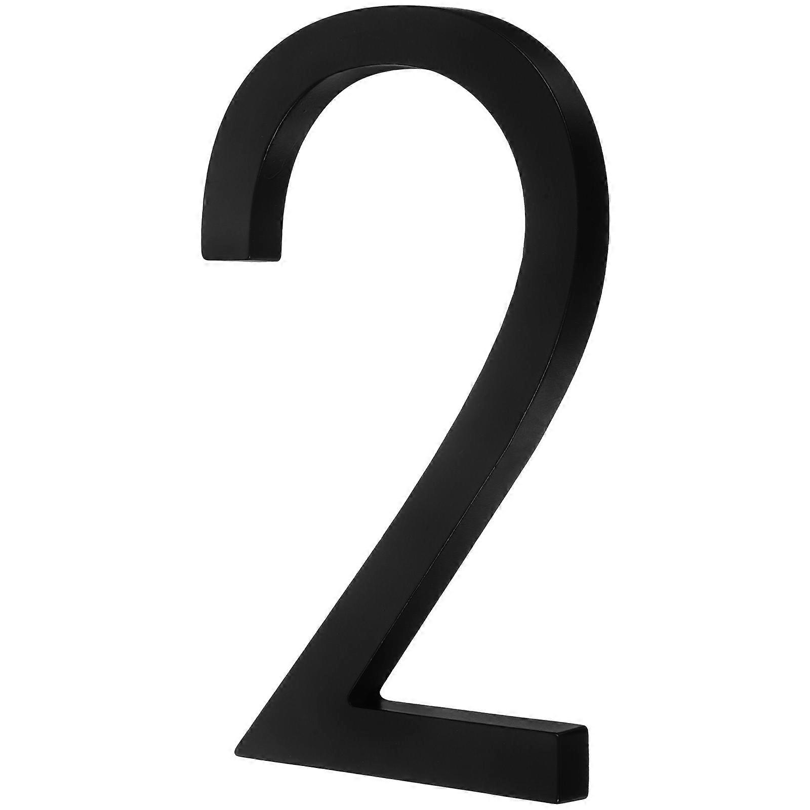 House Number Signs Metal House Number Address Signs For Outside Rectangular Floating Design Homeowners 1Pcs