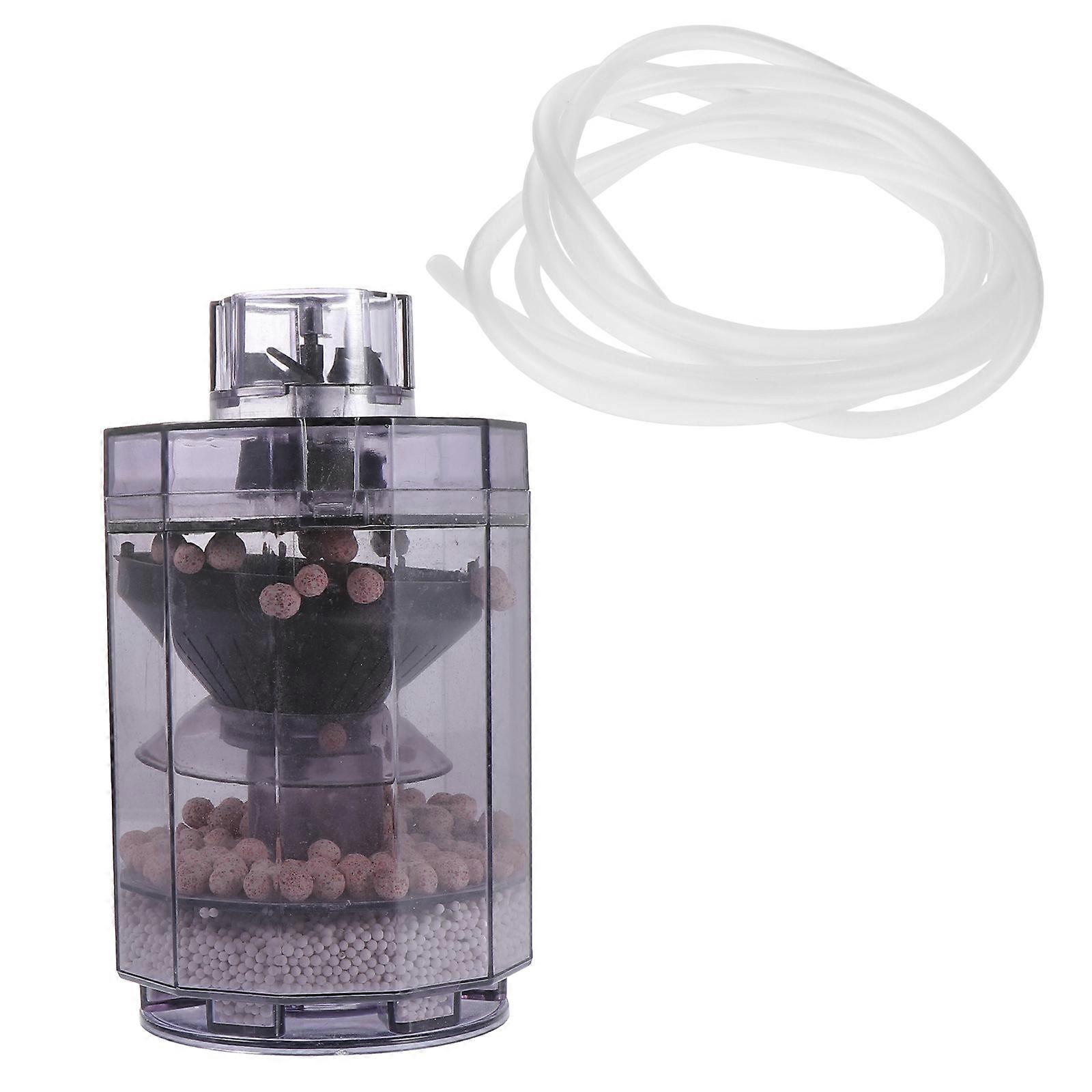 Aquarium Fish Tank Clean Set Mini Filter For Fish Poop Removal Water Filtration 1Set