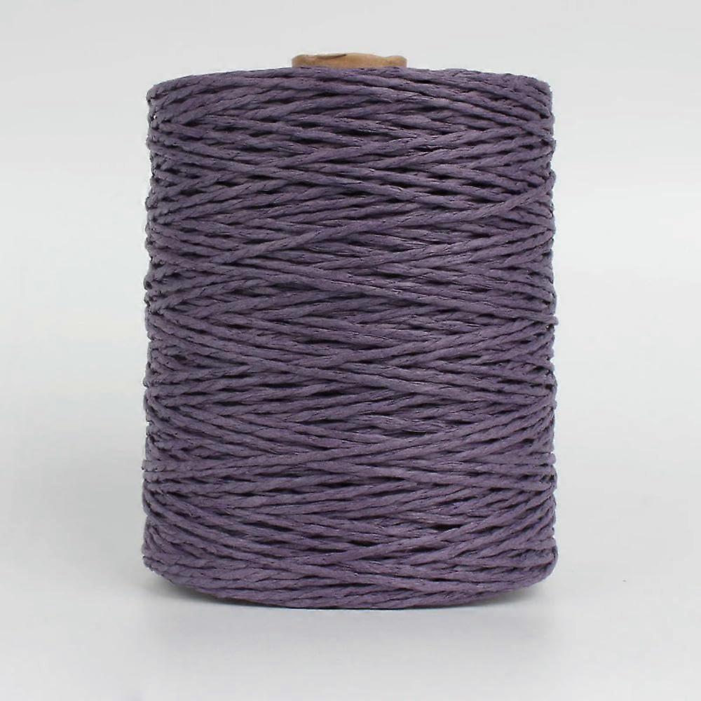 280 Meter Colorful Yarn Twine for Summer Knitting and Crocheting, Ideal for Hats, Handbags, Cushions, and Baskets
