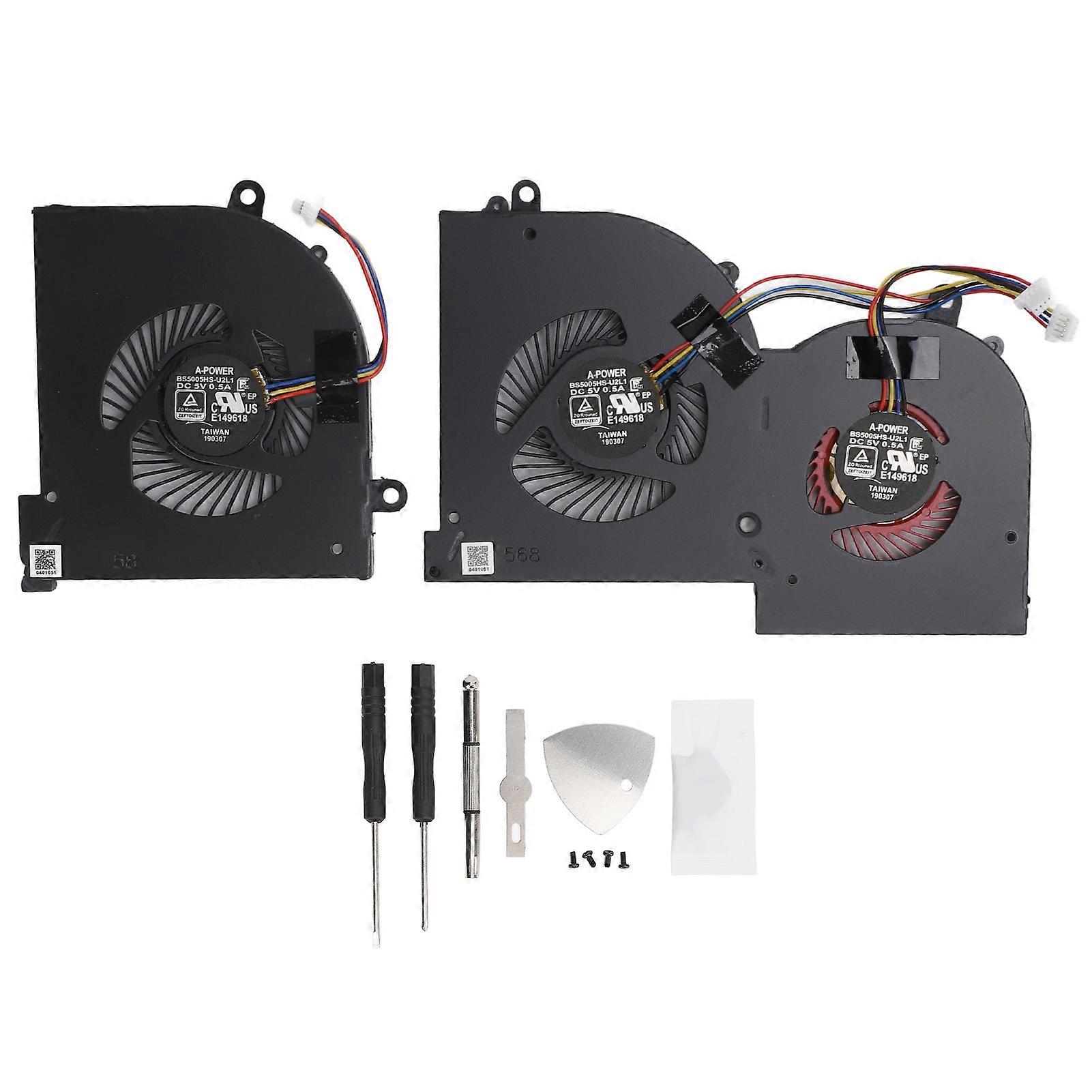 Replacement GPU Cooling Fan for MSI GS65 GS65VR for 8SE 8SF 8SG for Thin 8RE 8RF with Tools