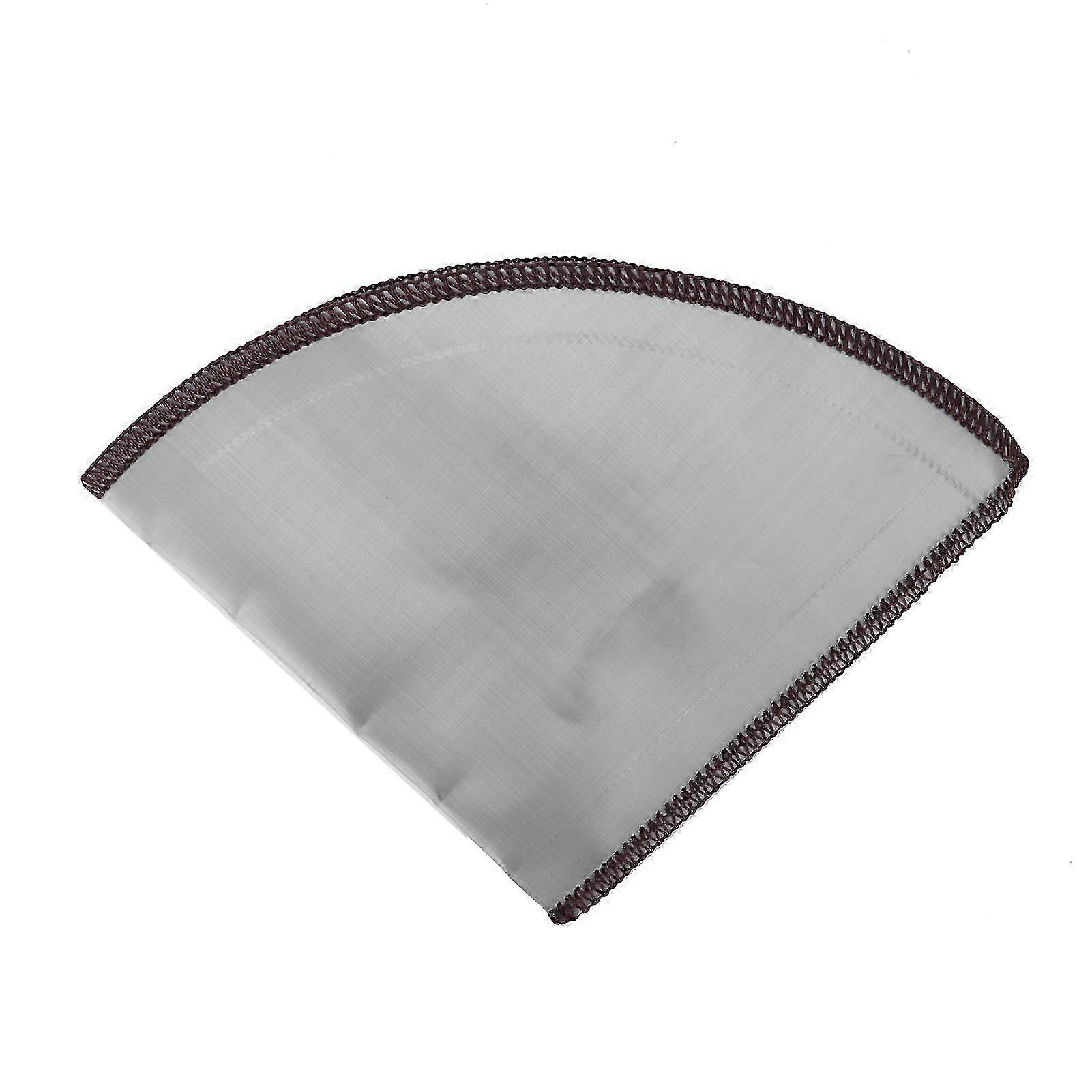 Rustfrit stål kaffefilter genanvendelig foldbar kaffekeglefilter silerpose 2-4 kop