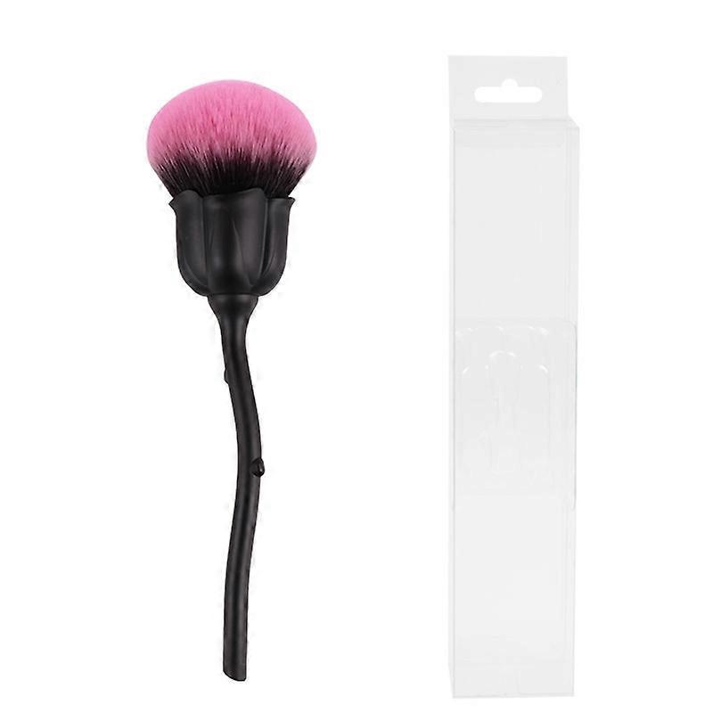 Black Makeup Brush with Sponge Head