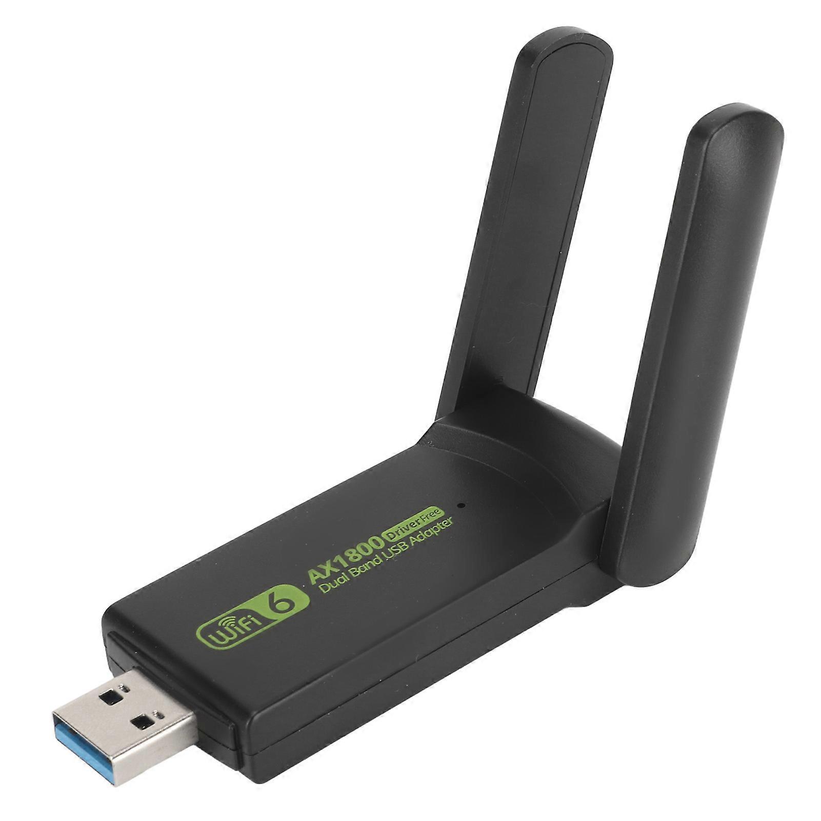 USB 3.0 WiFi Dongle, Stable Dual Band, 1201Mbps, 573.5Mbps, High Gain Antenna, WiFi Adapter for Family, Office and Travel